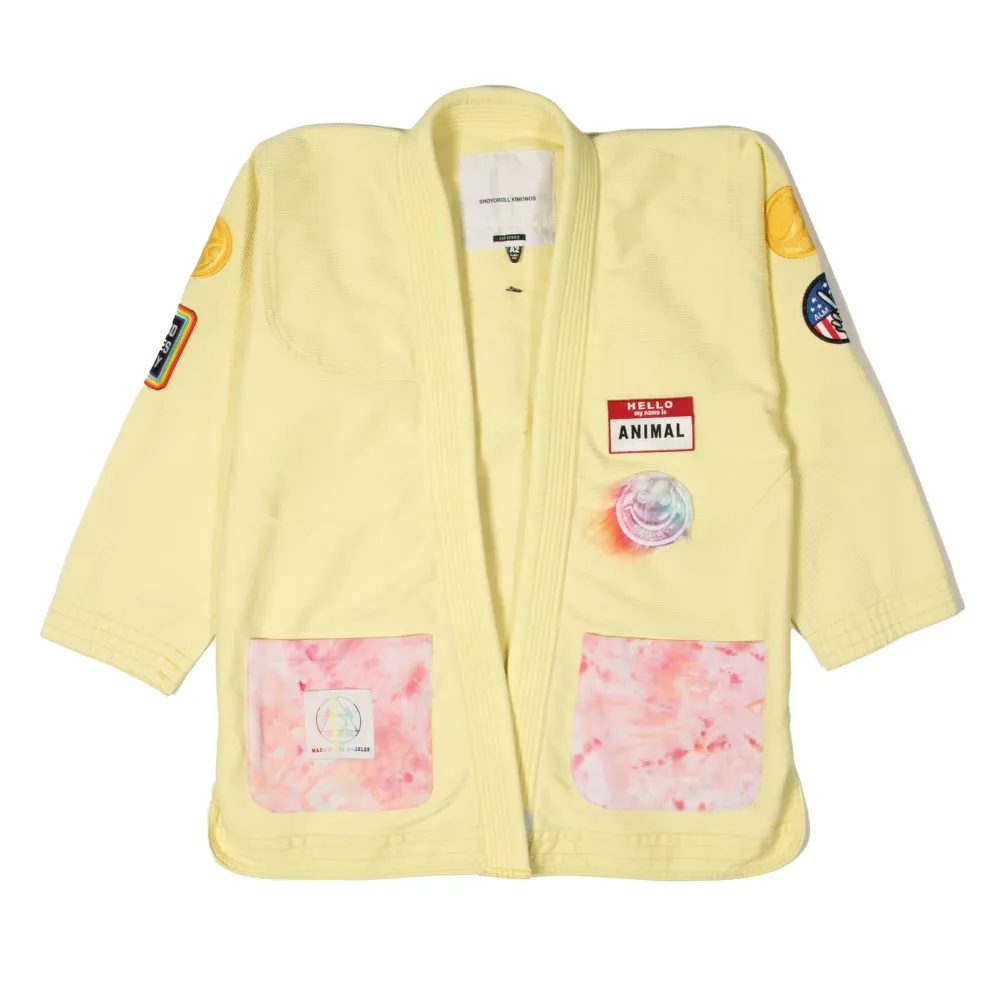 Camp High x Shoyoroll (Yellow) BJJ Gi IBJJF-approved, competition-ready, reinforced stitching, premium hand-dyed design