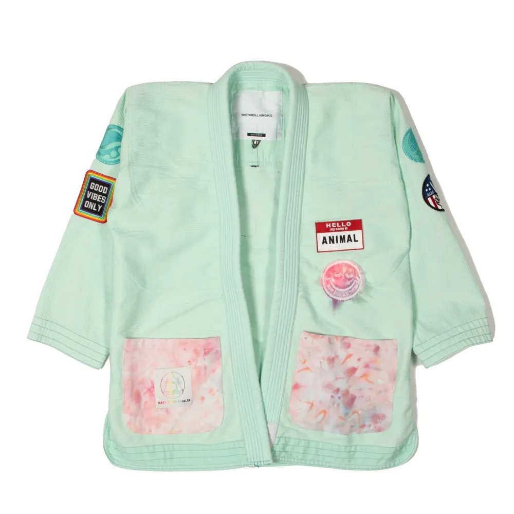 Camp High x Shoyoroll (Mint) BJJ Gi IBJJF-approved, lightweight, reinforced stitching, hand-dyed premium competition design