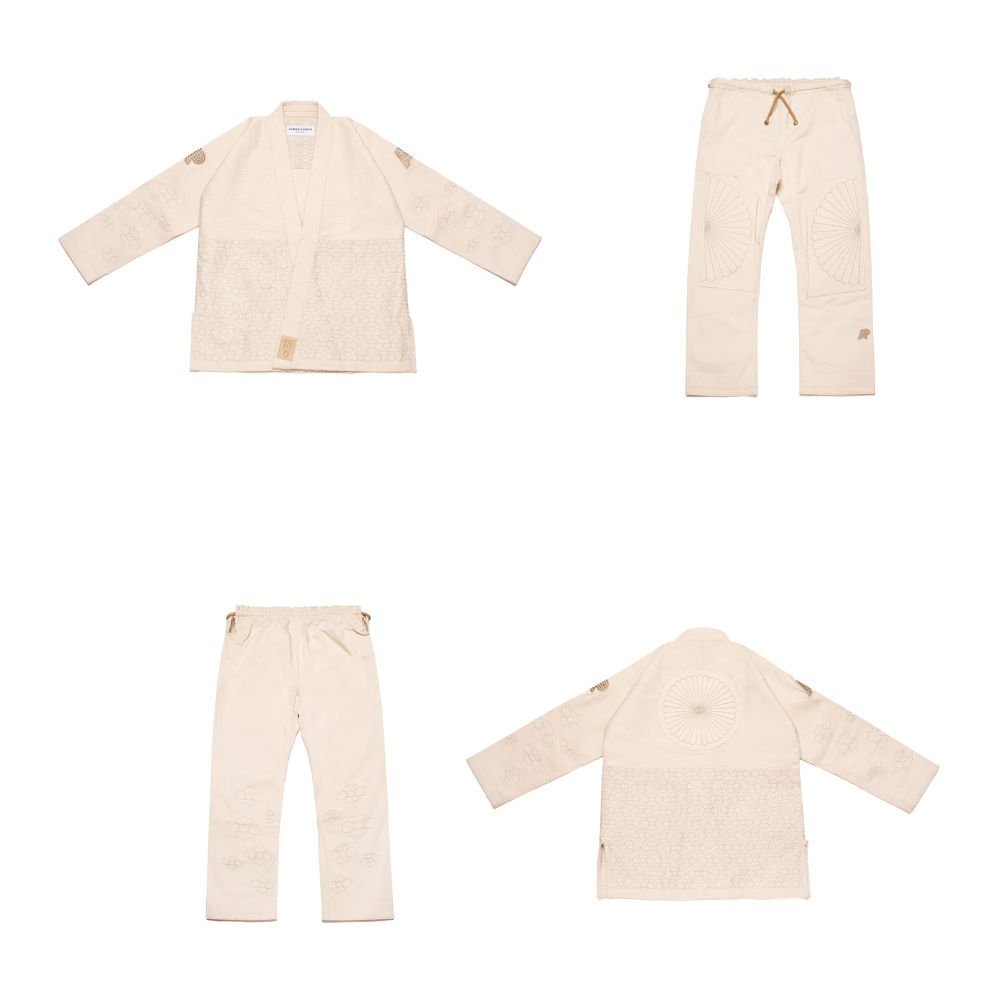 Jiu Jitsu Gi Albino & Preto Batch #72 Satori Unbleached