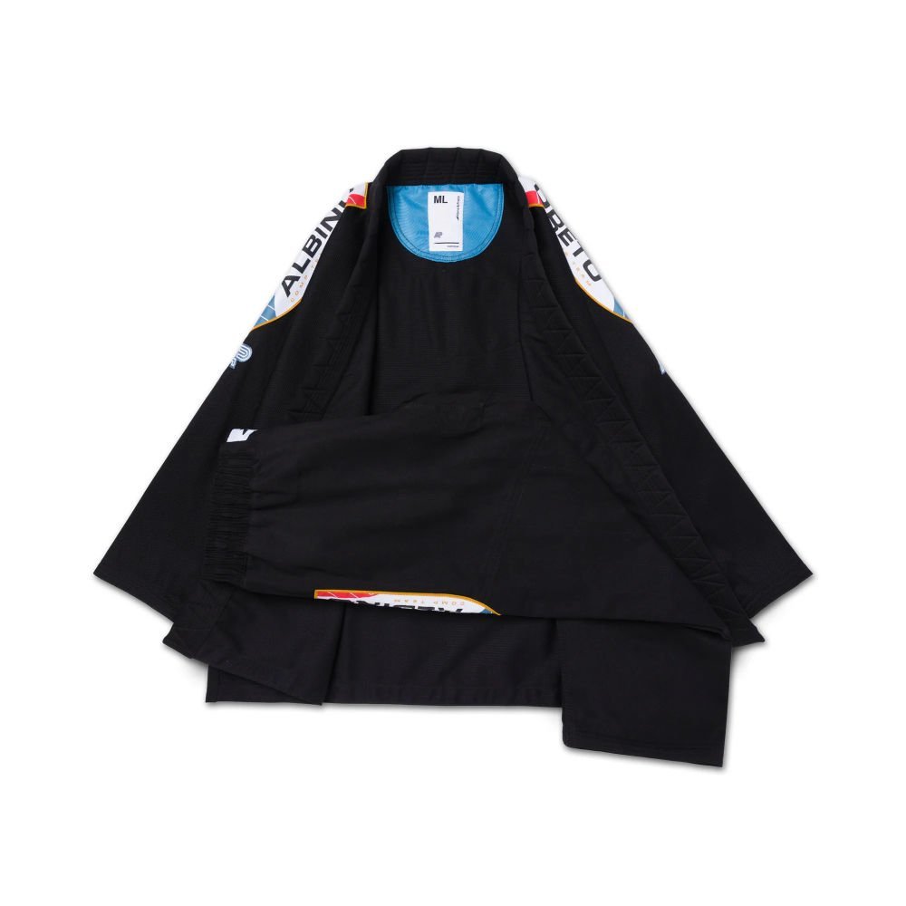 High quality BJJ Gi Albino & Preto BRG Comp black for Brazilian Jiu-Jitsu training and competition lightweight durable gi