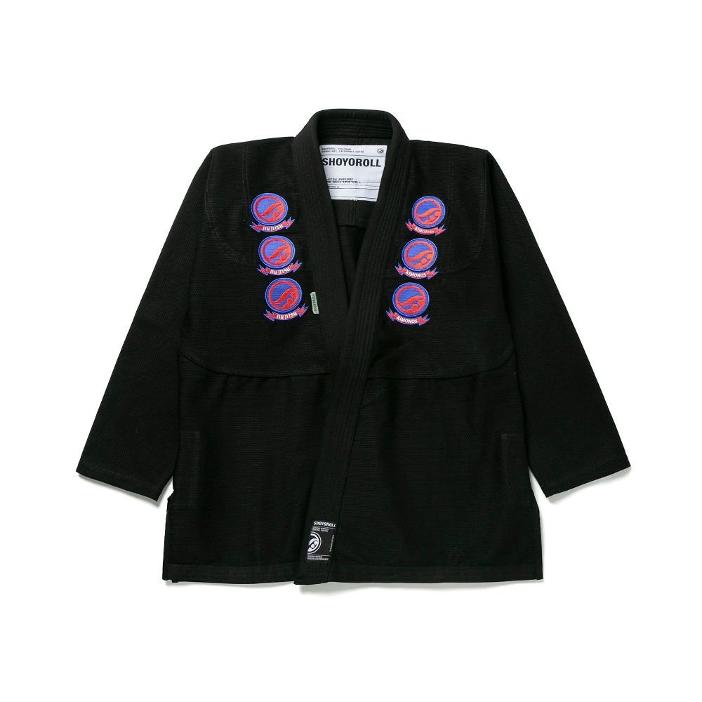 Jiu jitsu kimono Shoyoroll Admiral Competitor Black pearl weave IBJJF legal gi