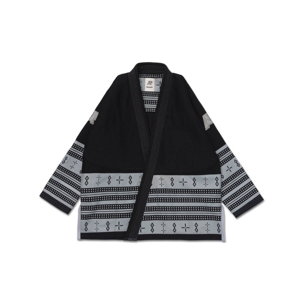 BJJ gi for athletes Albino and Preto Thaqafa black