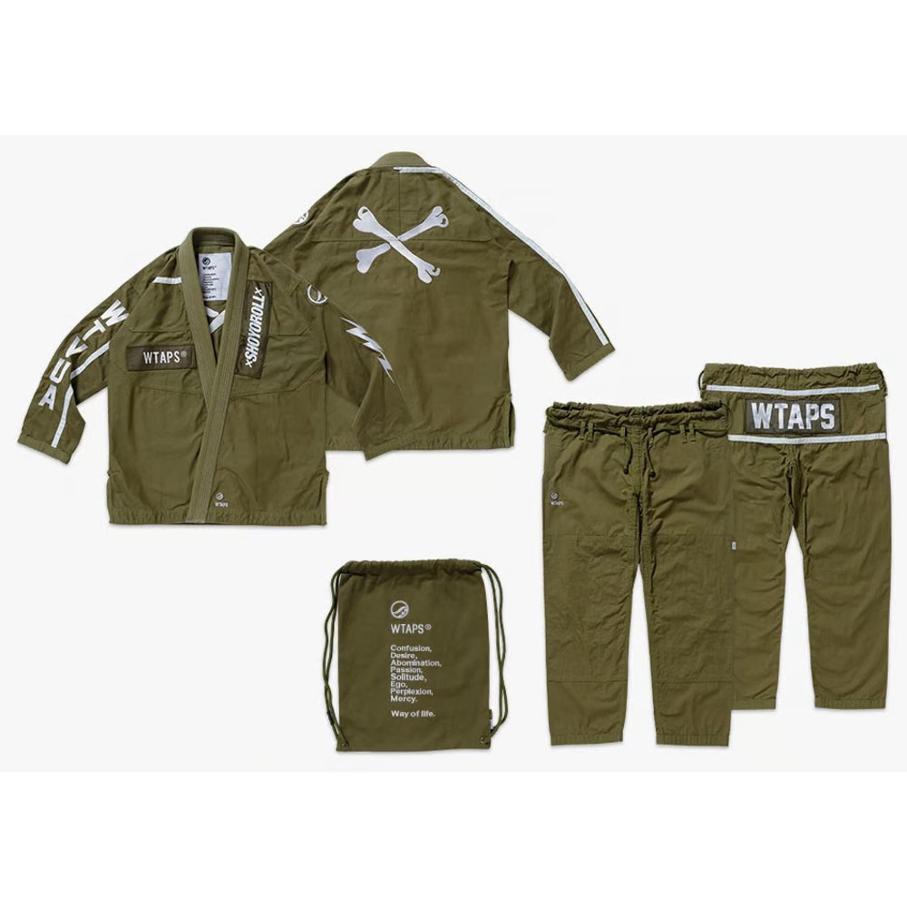 Jiu-Jitsu Uniform Shoyoroll BJJ Gi Batch 113 WTAPS Athlete Edition with carry bag