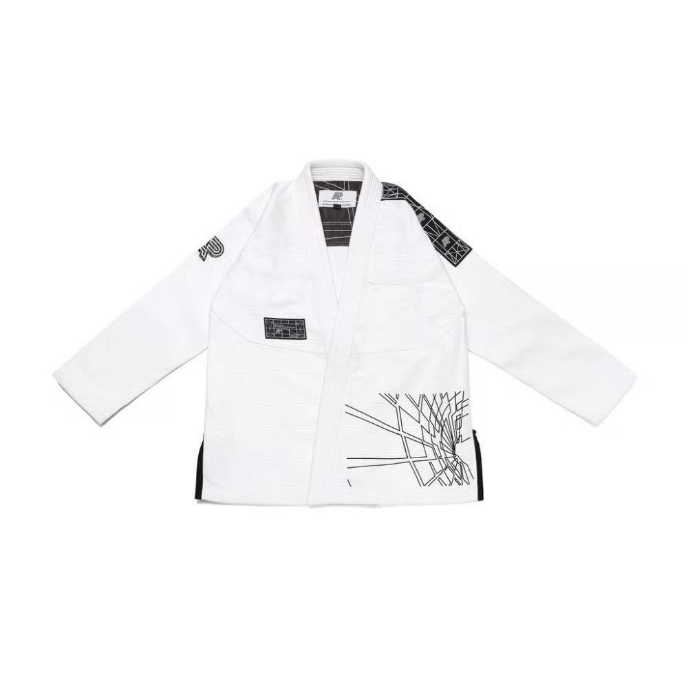 Building Blocks BJJ Gi White by Albino & Preto Batch #82 premium 450gsm Brazilian Jiu-Jitsu gi