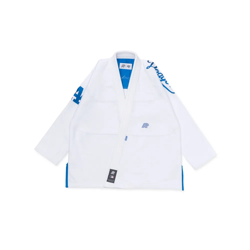 Dodgers Bjj Gi Albino and Preto A&P x ’47 MLB Dodgers White Brazilian Jiu Jitsu Gi