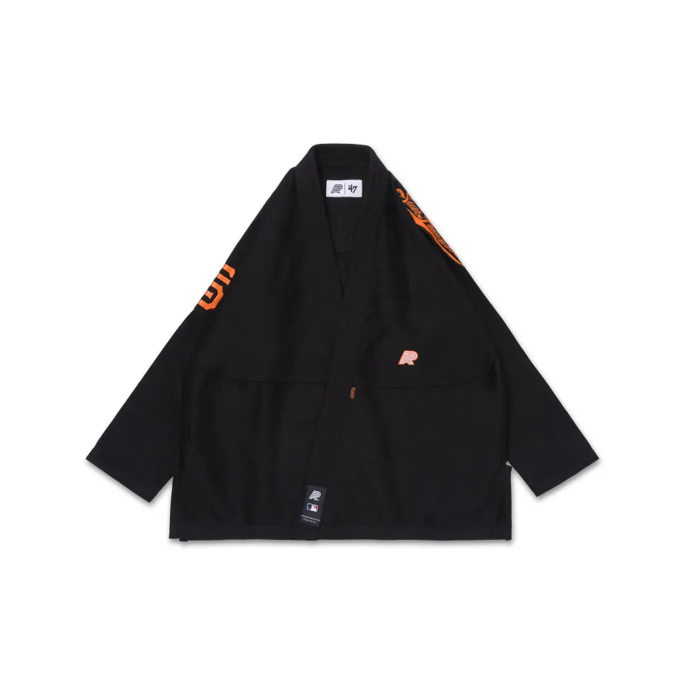 MLB Giants Bjj Gi Albino and Preto A&P x ’47 Giants Black Brazilian Jiu Jitsu Gi