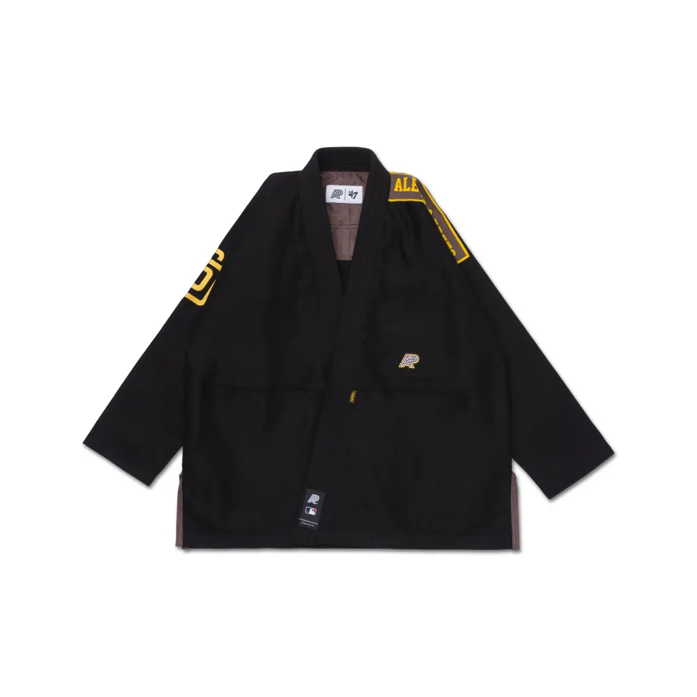 MLB Padres Bjj Gi Albino and Preto A&P x ’47 Padres Black Brazilian Jiu Jitsu Gi