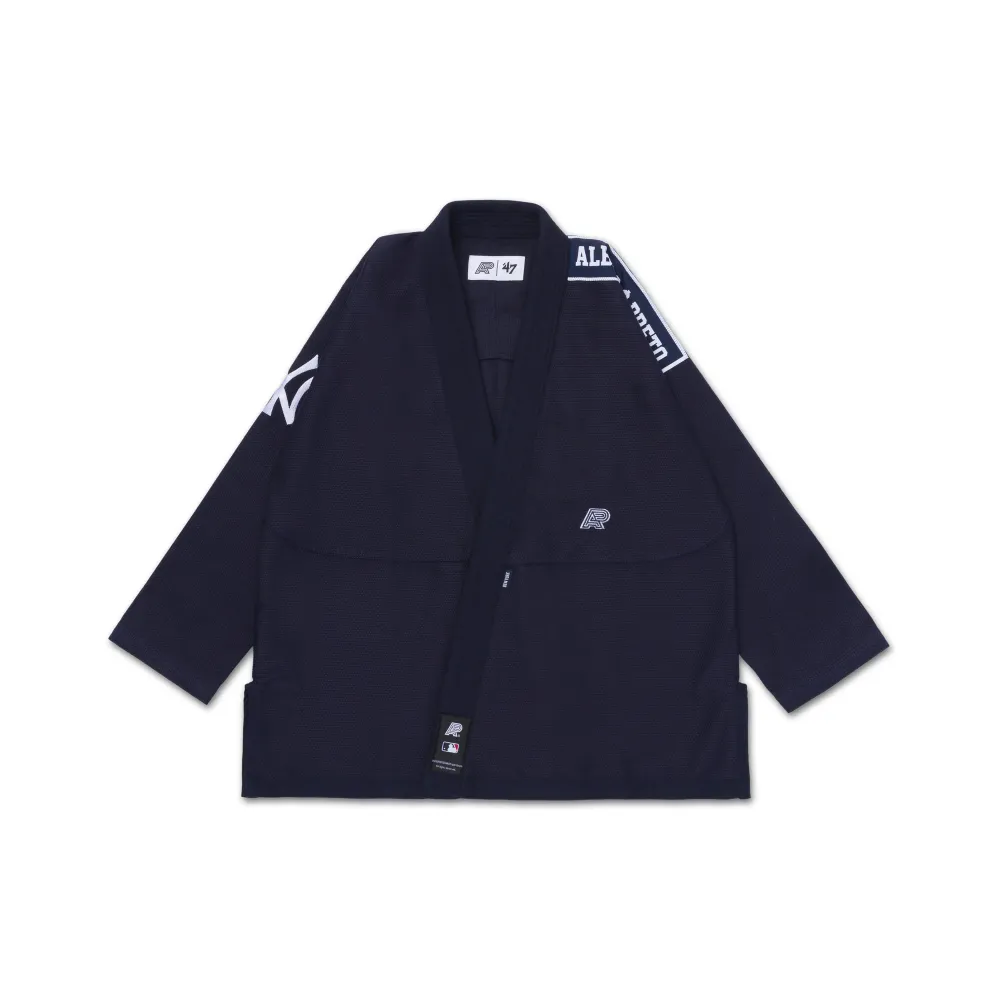 Yankees Bjj Gi Albino and Preto A&P x ’47 MLB Yankees Navy Brazilian Jiu Jitsu Gi