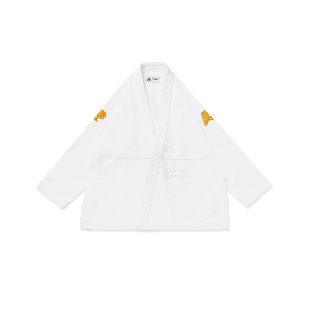 Bjj Gi Destination Fall White Albino and Preto Brazilian Jiu Jitsu gi premium kimono