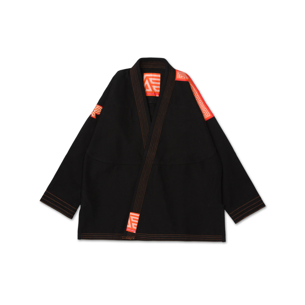 BOP BJJ Gi Albino and Preto Herringbone Classic Black Brazilian Jiu-Jitsu Gi