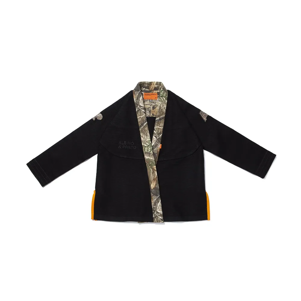 BJJ Gi Realtree EDGE Black by Albino & Preto Batch #84 premium Brazilian Jiu-Jitsu gi