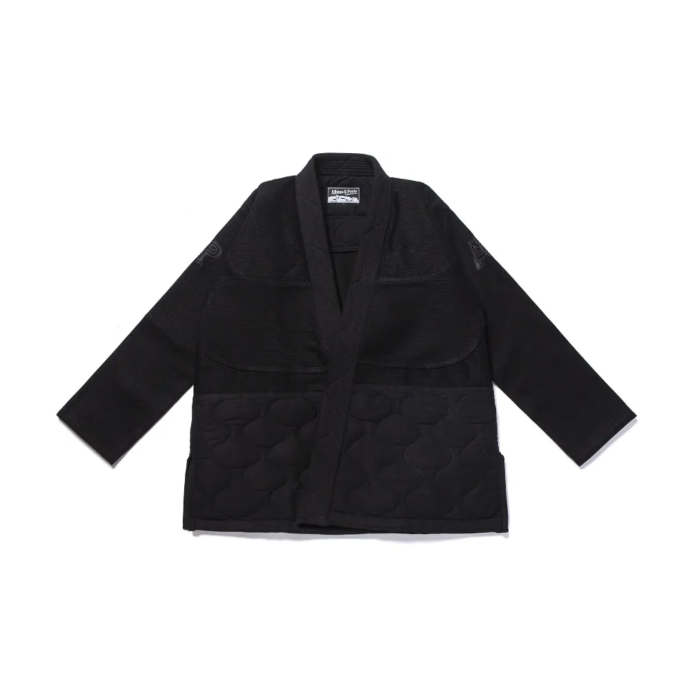 Bjj Gi Quilted Albino and Preto Batch #99 black Brazilian Jiu-Jitsu kimono premium training gi