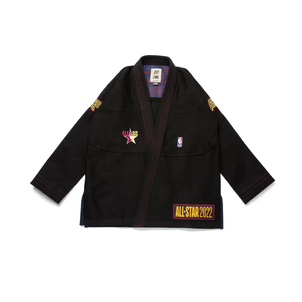 NBA All-Star BJJ Gi by Albino and Preto A&P 2022 black kimono for Brazilian Jiu-Jitsu training