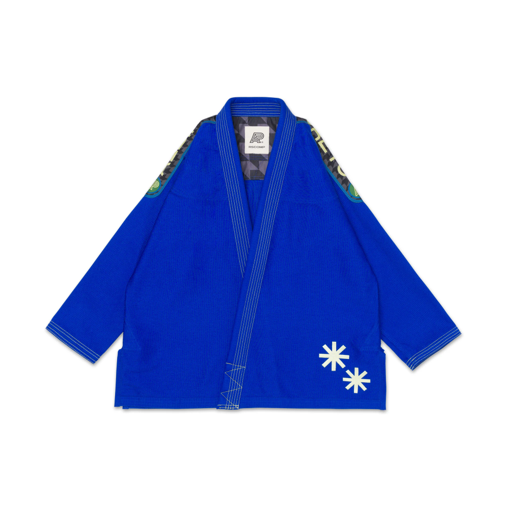 Albino and Preto RS Comp BJJ GON GI Blue premium Brazilian Jiu Jitsu competition gi