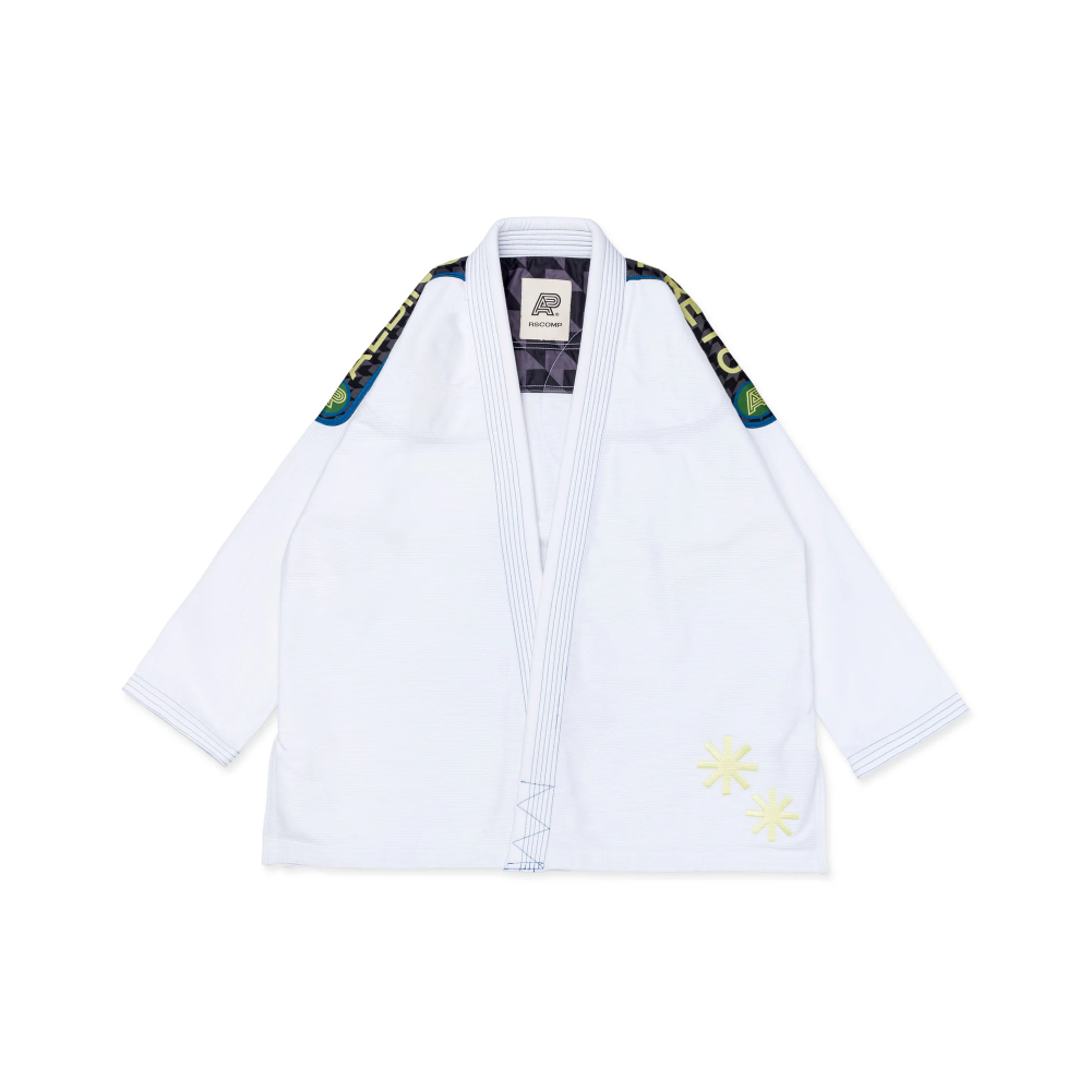 Comp BJJ GON Gi White Albino and Preto competition Brazilian Jiu-Jitsu gi with bag