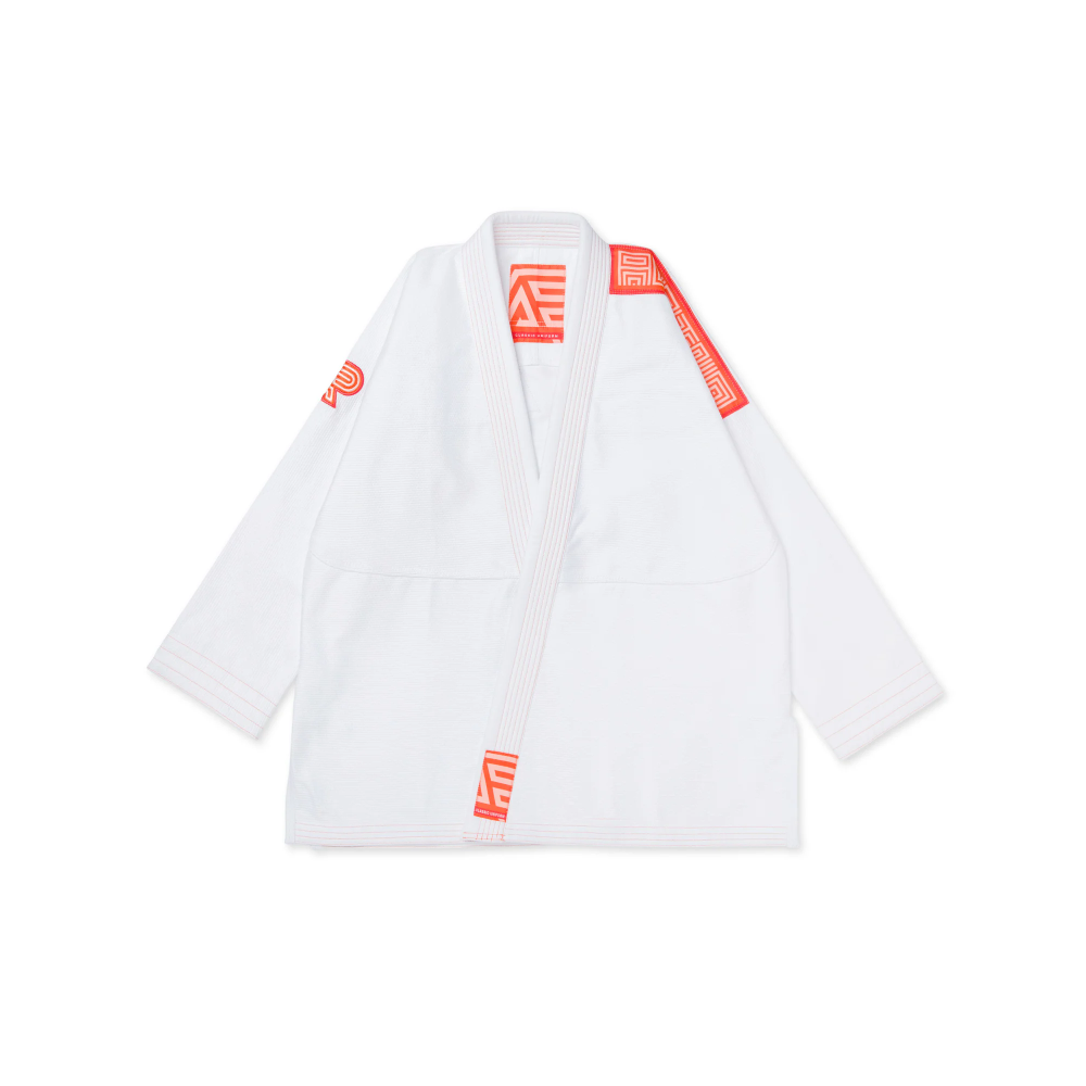 Bjj BOP Gi Albino & Preto white herringbone Brazilian Jiu-Jitsu gi for IBJJF competition and training