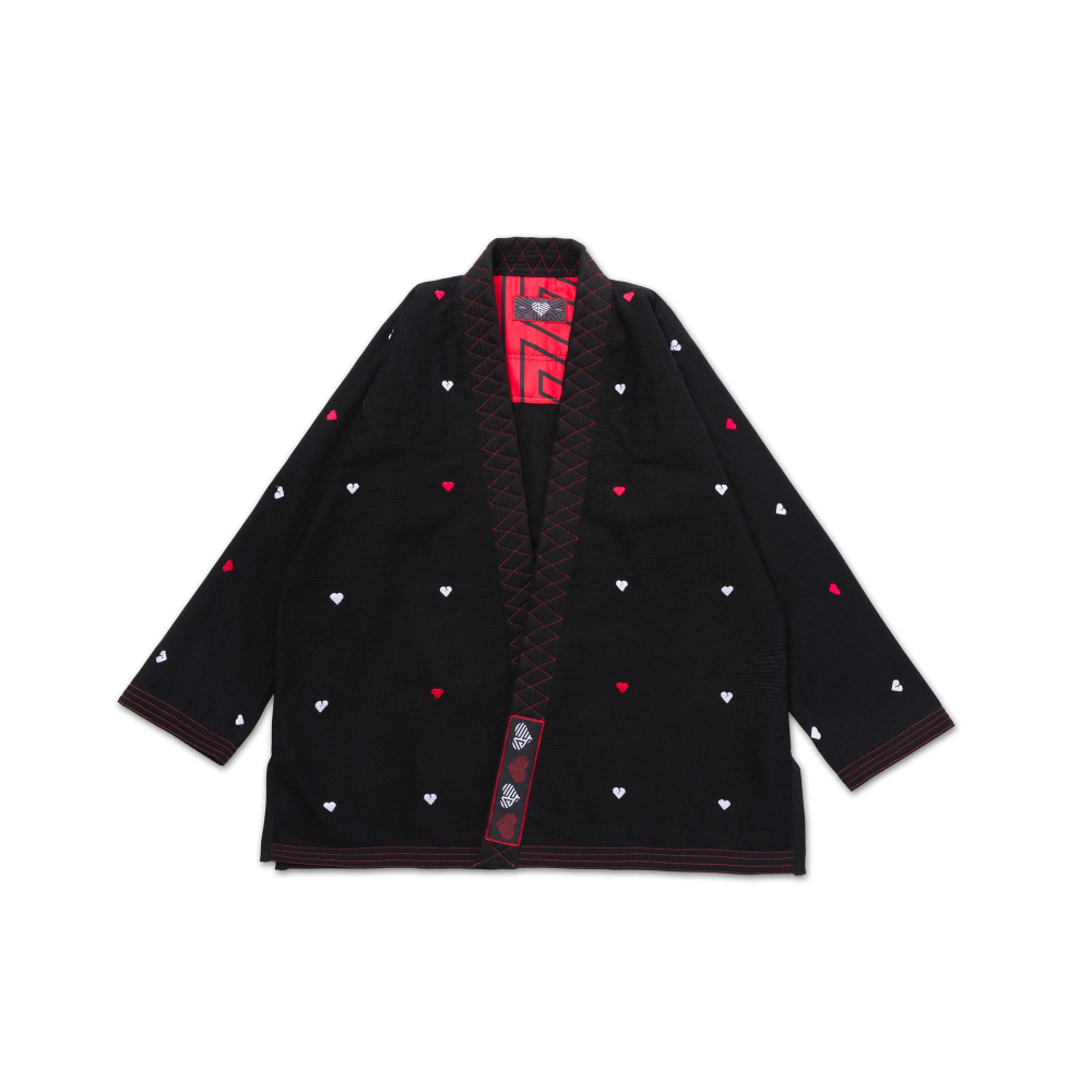 Love & Hate BJJ Gi Black Brazilian Jiu Jitsu kimono with bag Albino and Preto