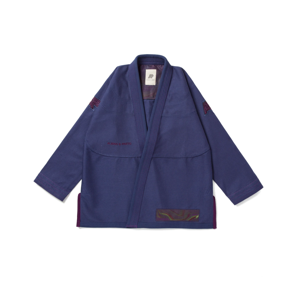 BJJ Gi Metamorphosis Albino and Preto Navy Brazilian Jiu-Jitsu competition gi with bag premium