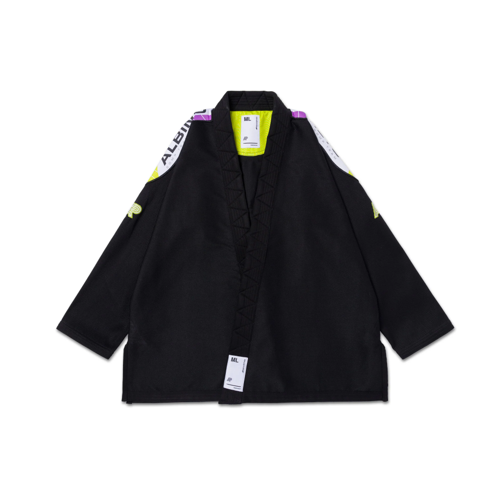 PGL BJJ Gi Comp Black Albino and Preto competition Brazilian Jiu-Jitsu gi with bag premium training uniform