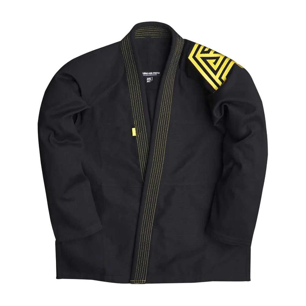 Bjj Gi Heritage Albino and Preto Batch #35 Black Brazilian Jiu Jitsu Gi
