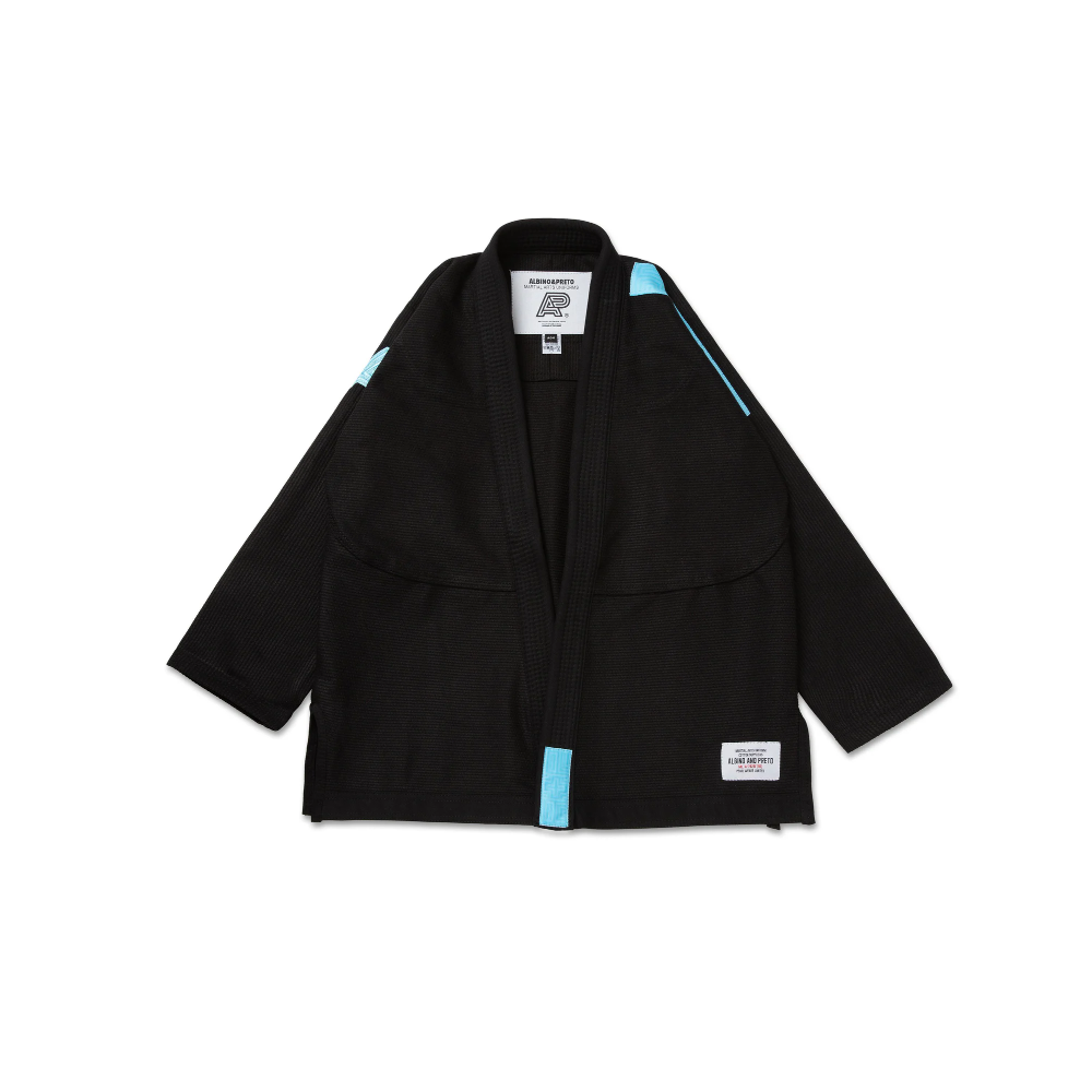Series 16 BJJ Gi Albino and Preto Brazil Black premium Brazilian Jiu-Jitsu gi with bag