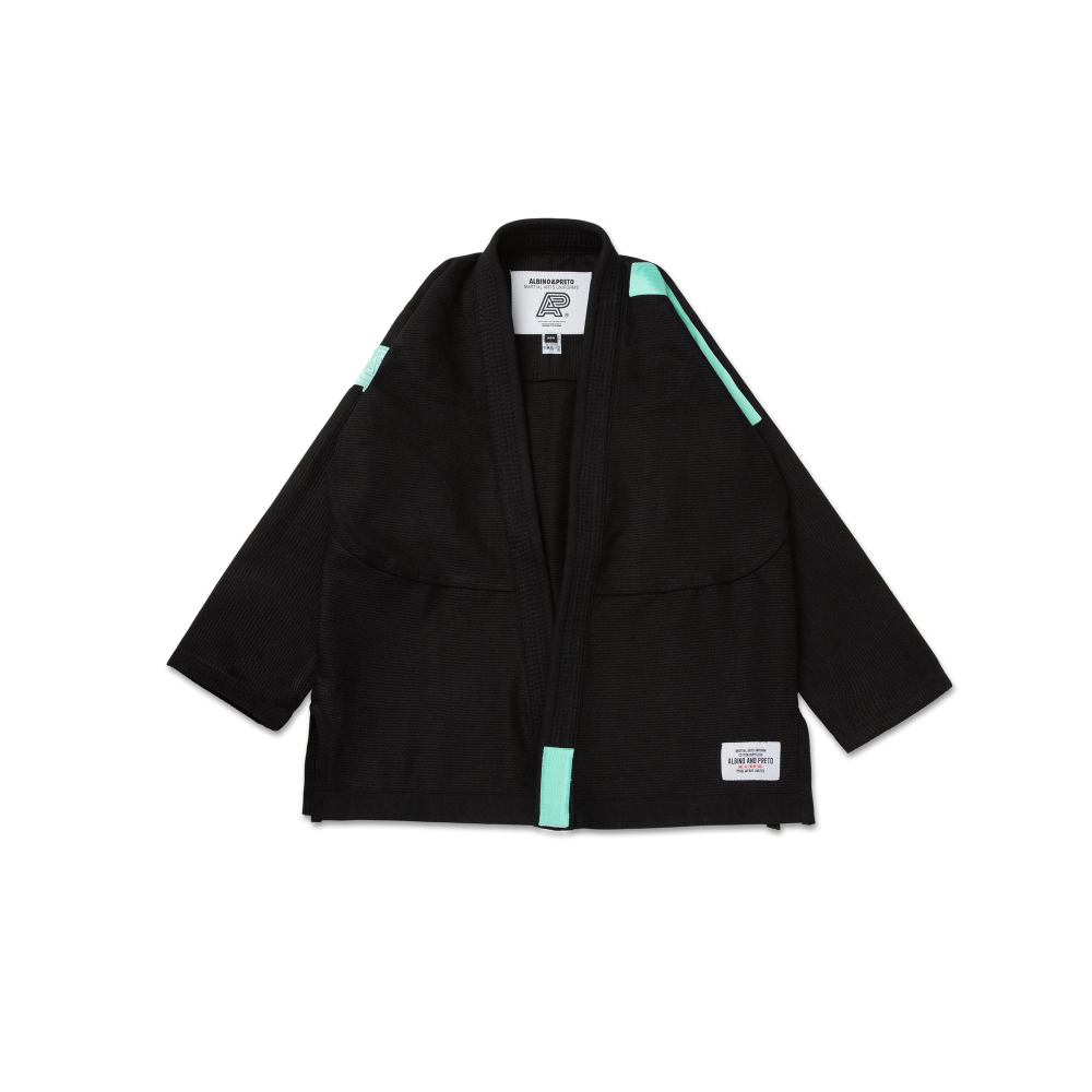 Series 17 BJJ Gi Albino and Preto Brazil Black premium Brazilian Jiu-Jitsu gi with carrying bag