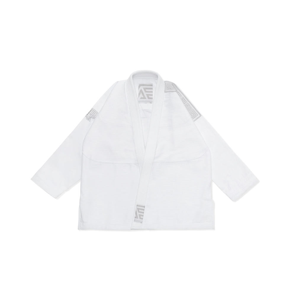 Albino & Preto BJJ PW Gi White with Bag premium Brazilian Jiu-Jitsu uniform