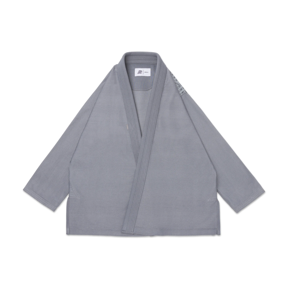 BJJ Tonal Pack Gi Albino and Preto Grey with Bag premium Brazilian Jiu-Jitsu kimono for training and competition