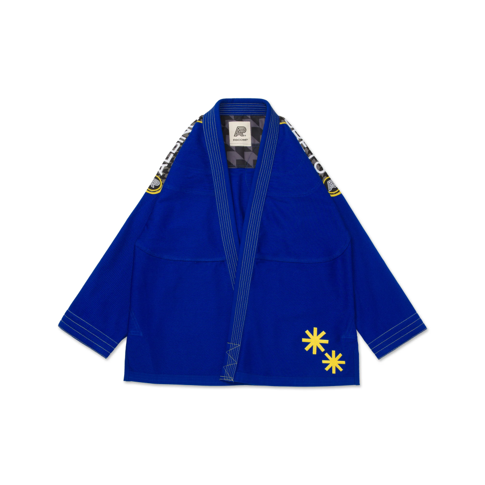 Bjj Gi RS Albino and Preto Comp Blue Belt Blue Brazilian Jiu Jitsu Gi with Bag