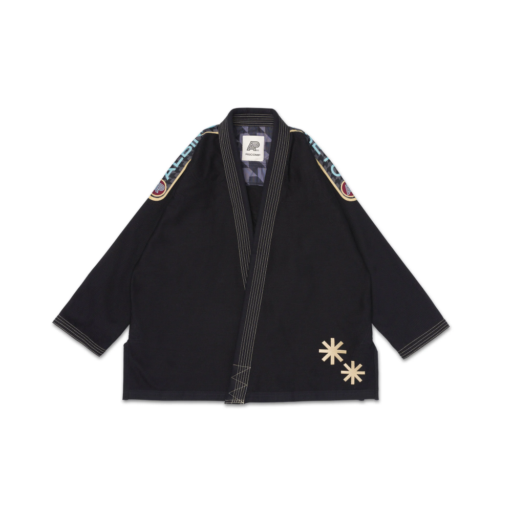 Comp Bjj Gi Albino and Preto RS Comp Black BBBP Brazilian Jiu Jitsu Gi with Bag