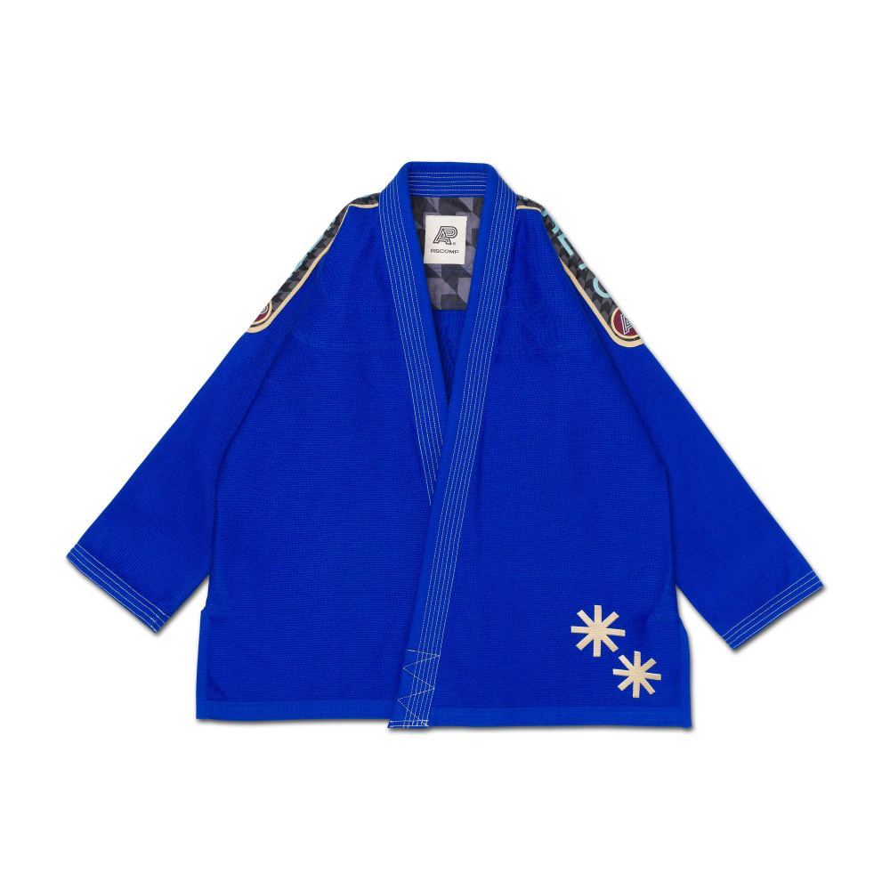 Bjj RS Gi Albino and Preto RS Comp BBBP Blue Belt Brazilian Jiu Jitsu Gi with Bag