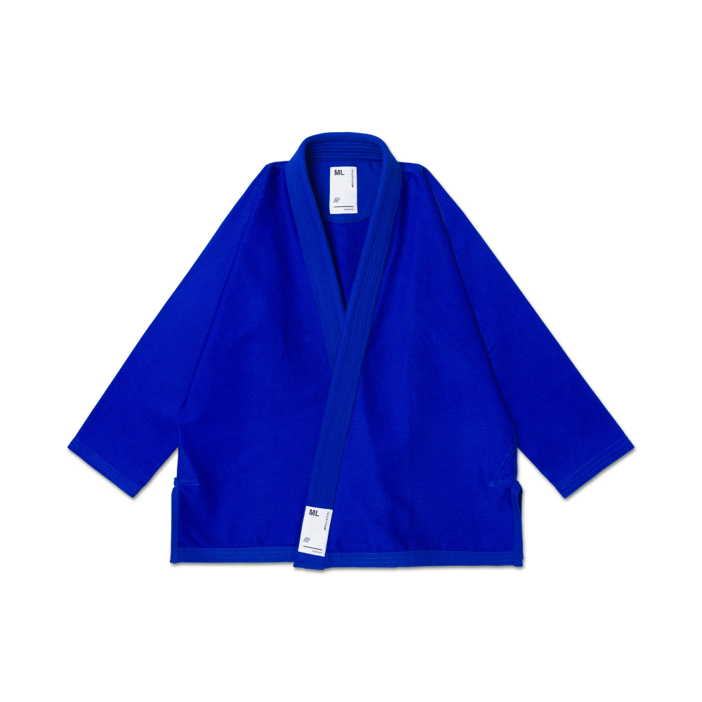 Albino and Preto BJJ Workwear Gi Blue with Bag lightweight Brazilian Jiu-Jitsu competition gi