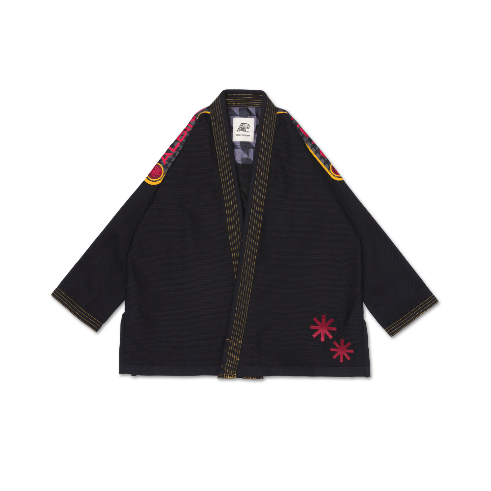 BRO Bjj Gi Albino and Preto RS Comp Black Brazilian Jiu Jitsu Gi with Bag