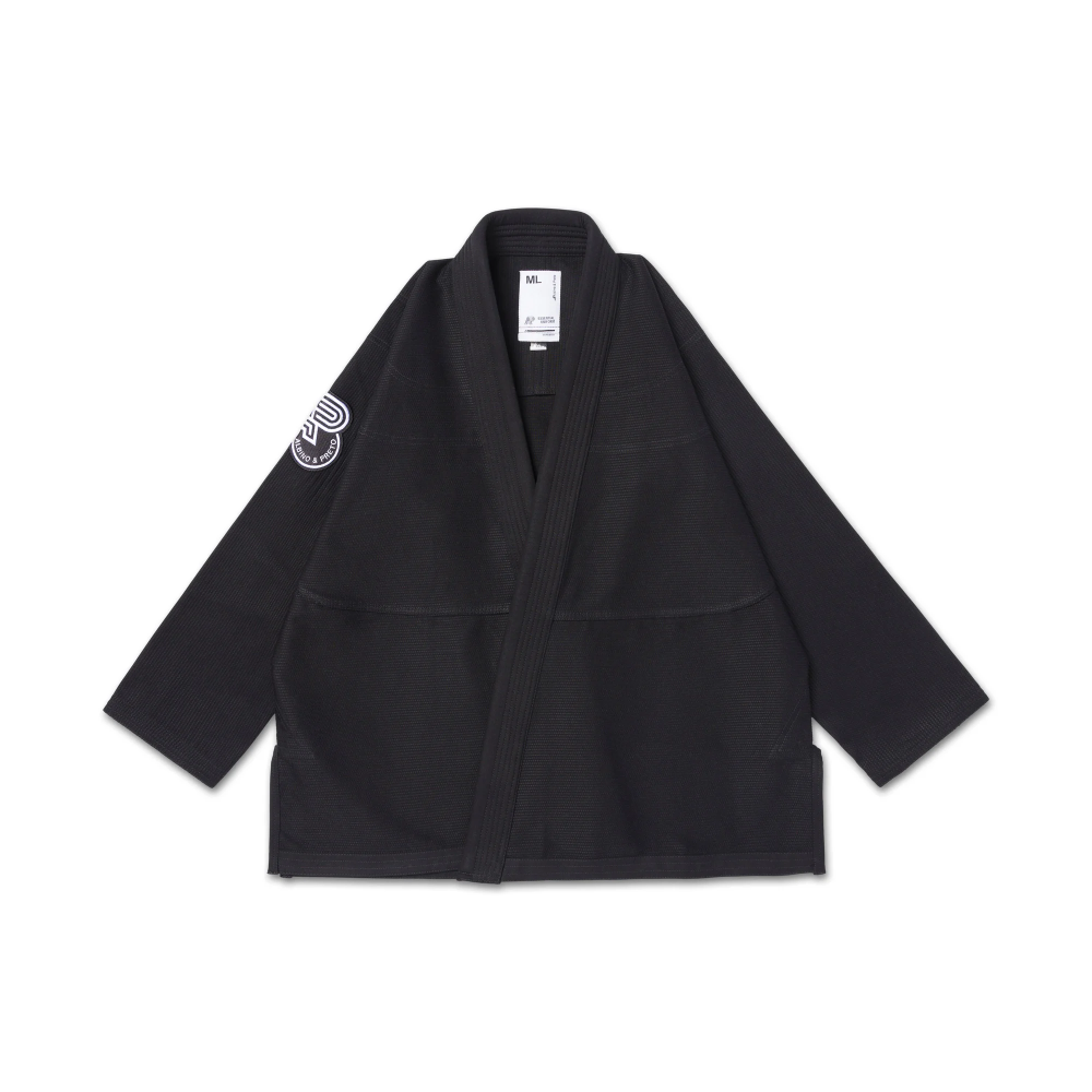 BW BJJ Gi Essential Black Albino and Preto A&P limited edition Brazilian Jiu-Jitsu kimono front view