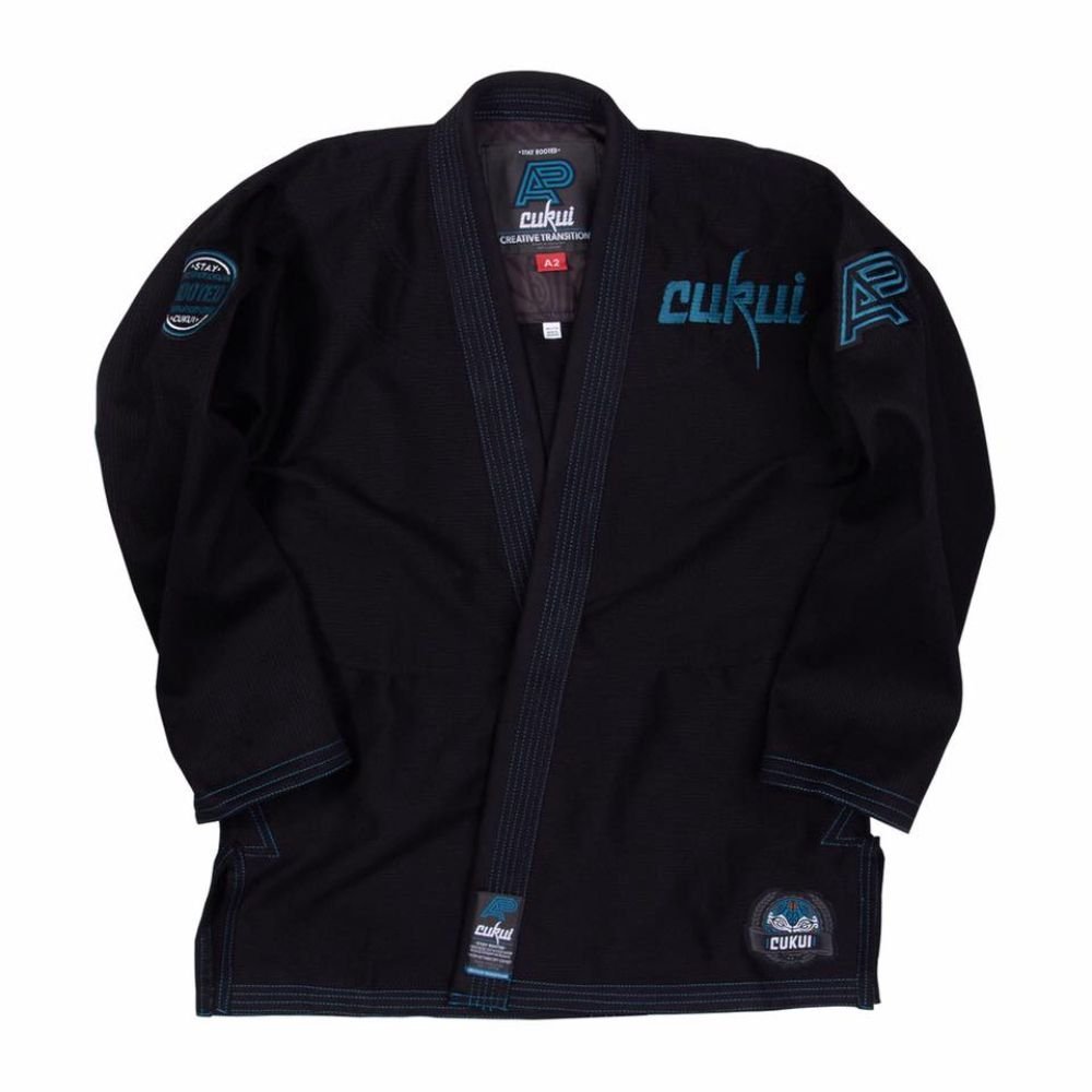 Albino and Preto Batch #10 A&P x BJJ Gi Cukui black premium Brazilian Jiu-Jitsu gi for training and competition