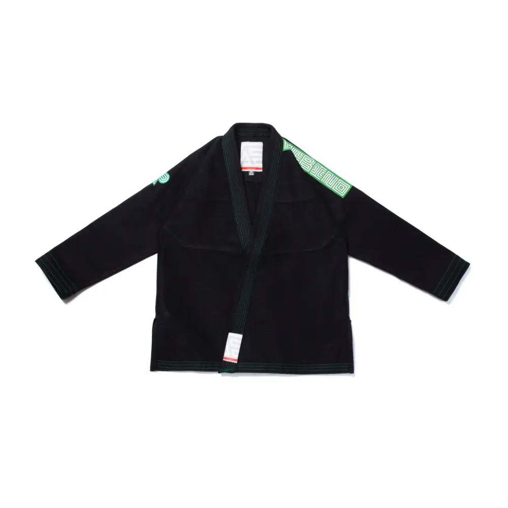 Herringbone Bjj Classic Black Gi Albino and Preto Batch #75 Q4