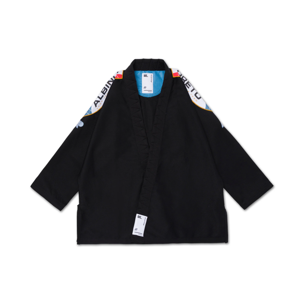 BRG BJJ Gi Comp Black Albino and Preto lightweight Brazilian Jiu-Jitsu competition gi