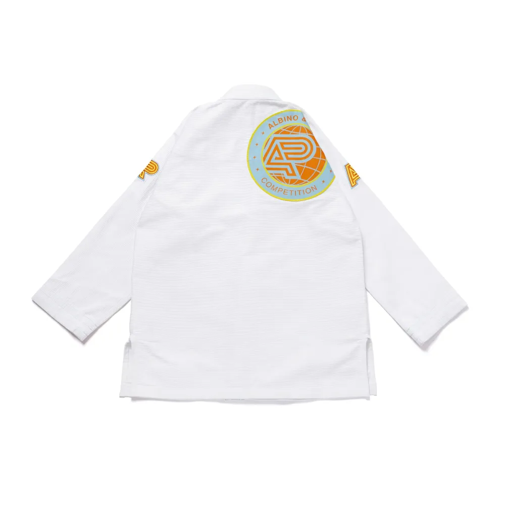 BJJ Gi OBBY Albino and Preto Batch #95 RS400 white Brazilian Jiu-Jitsu kimono lightweight competition gi