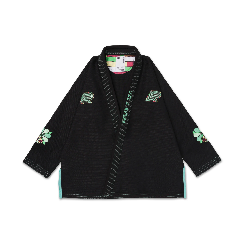 Break a Leg BJJ Gi by Albino and Preto with matching gi bag