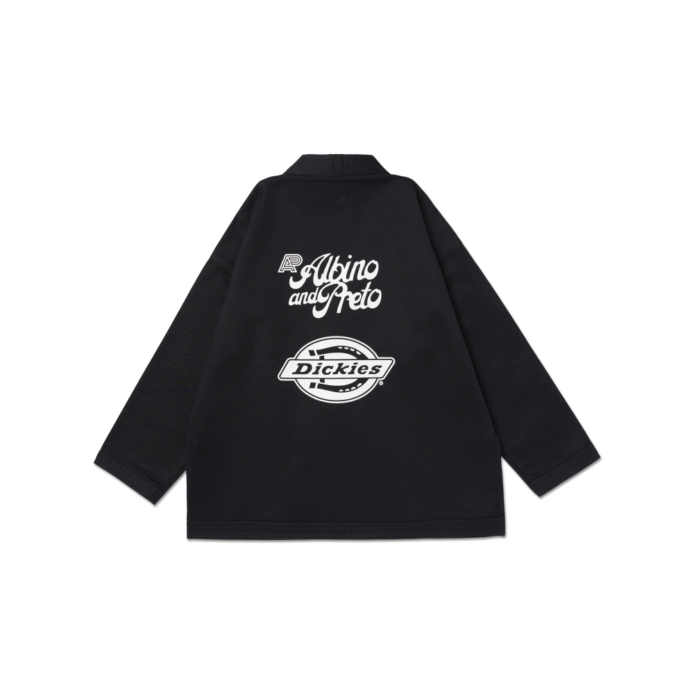 Albino and Preto x Dickies BJJ Gi Black with Bag premium Brazilian Jiu-Jitsu training and competition gi