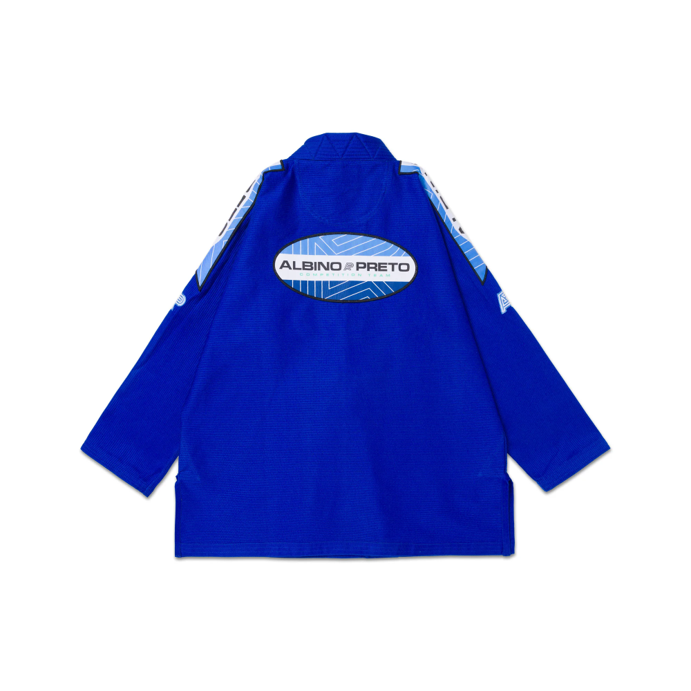 Bjj Gi RNG Albino and Preto Comp Blue Brazilian Jiu Jitsu Gi with Bag
