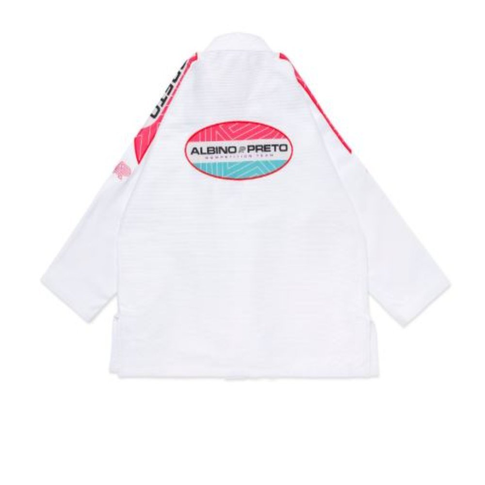 TOP Comp BJJ Gi Albino and Preto White with Bag premium Brazilian Jiu-Jitsu kimono for competition and training