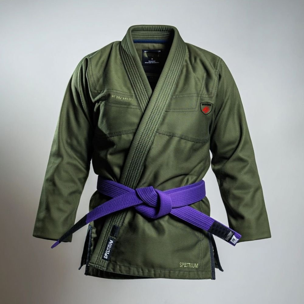 Dark Green BJJ Gi for women by Spectrum designed for Brazilian Jiu Jitsu training and competition