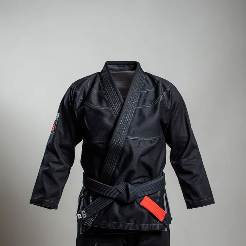 Gi BJJ Black for women by Skull Games designed for Brazilian Jiu Jitsu training and competition
