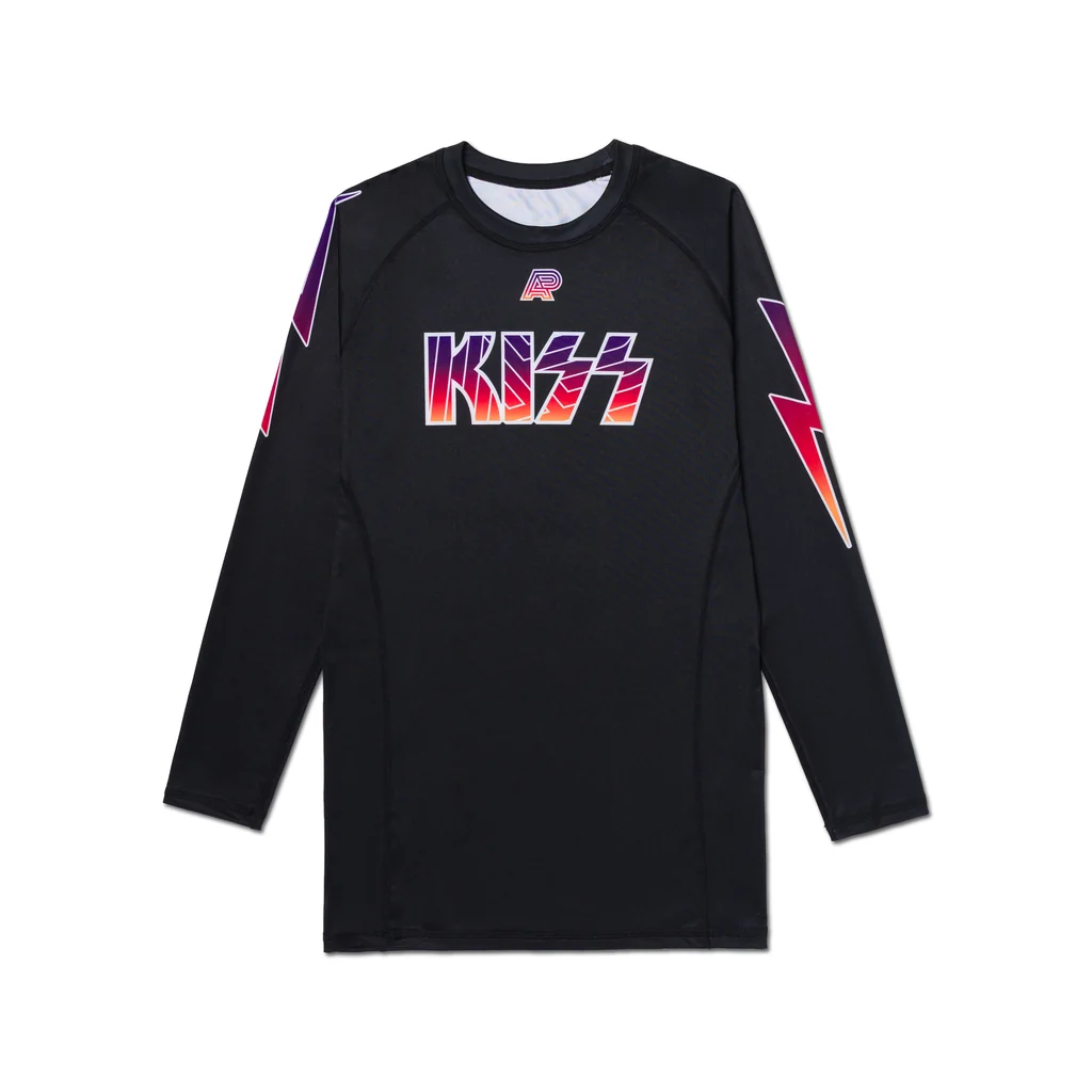 Albino and Preto KISS Rashguard Set – back view