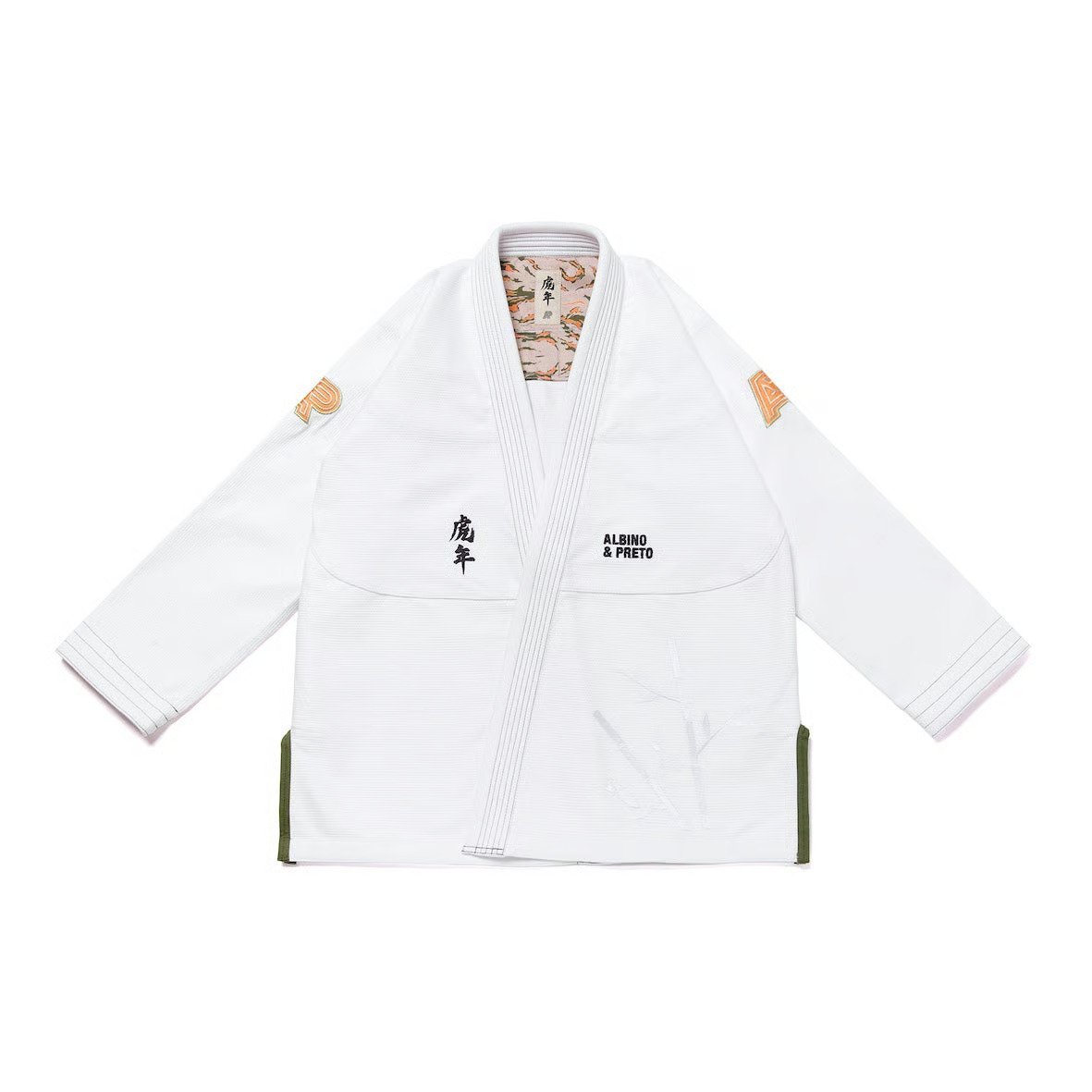 Albino and Preto Tiger Gi – back view