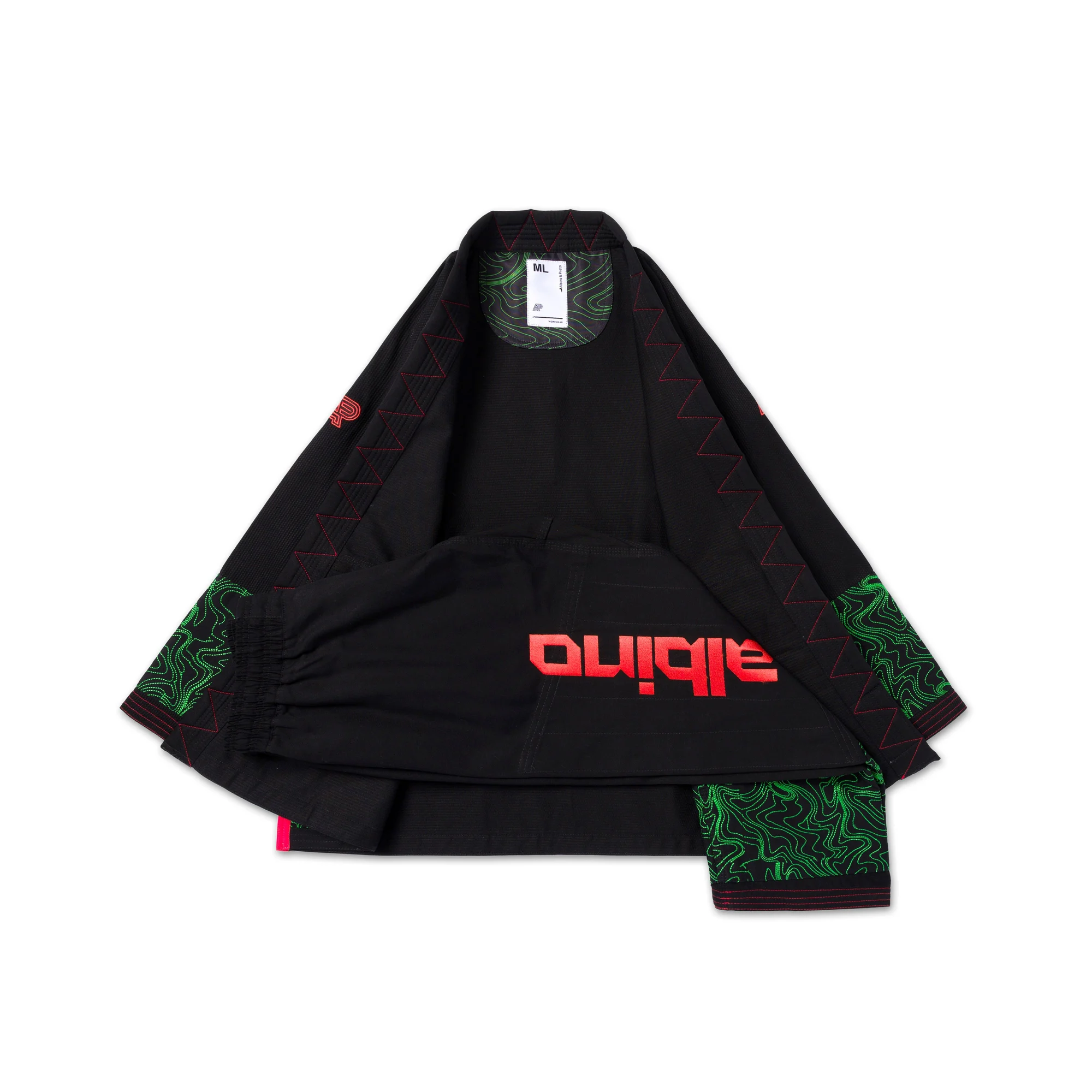 Albino and Preto Elektronic Gi – back view