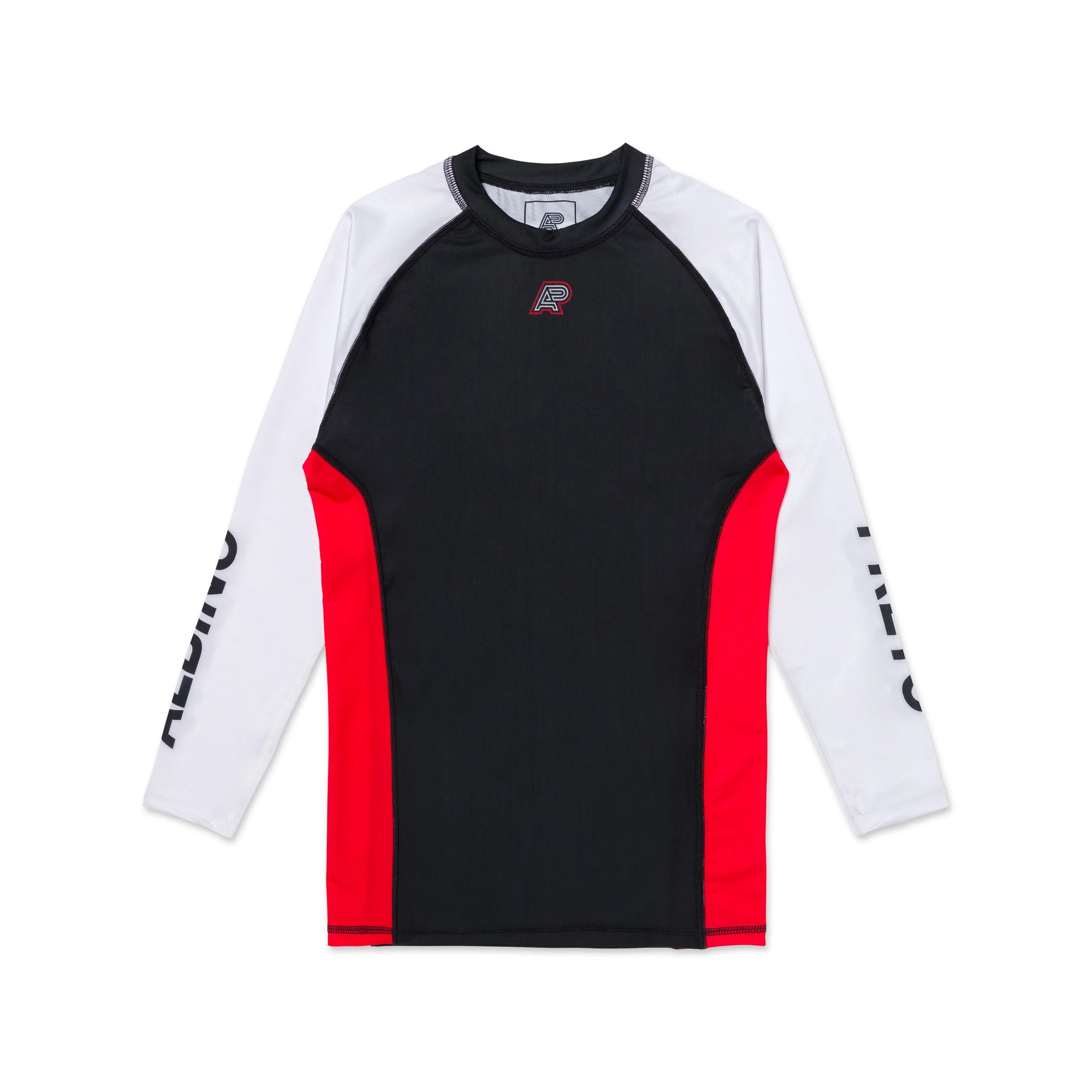 Albino and Preto Accelerate Rashguard – back view