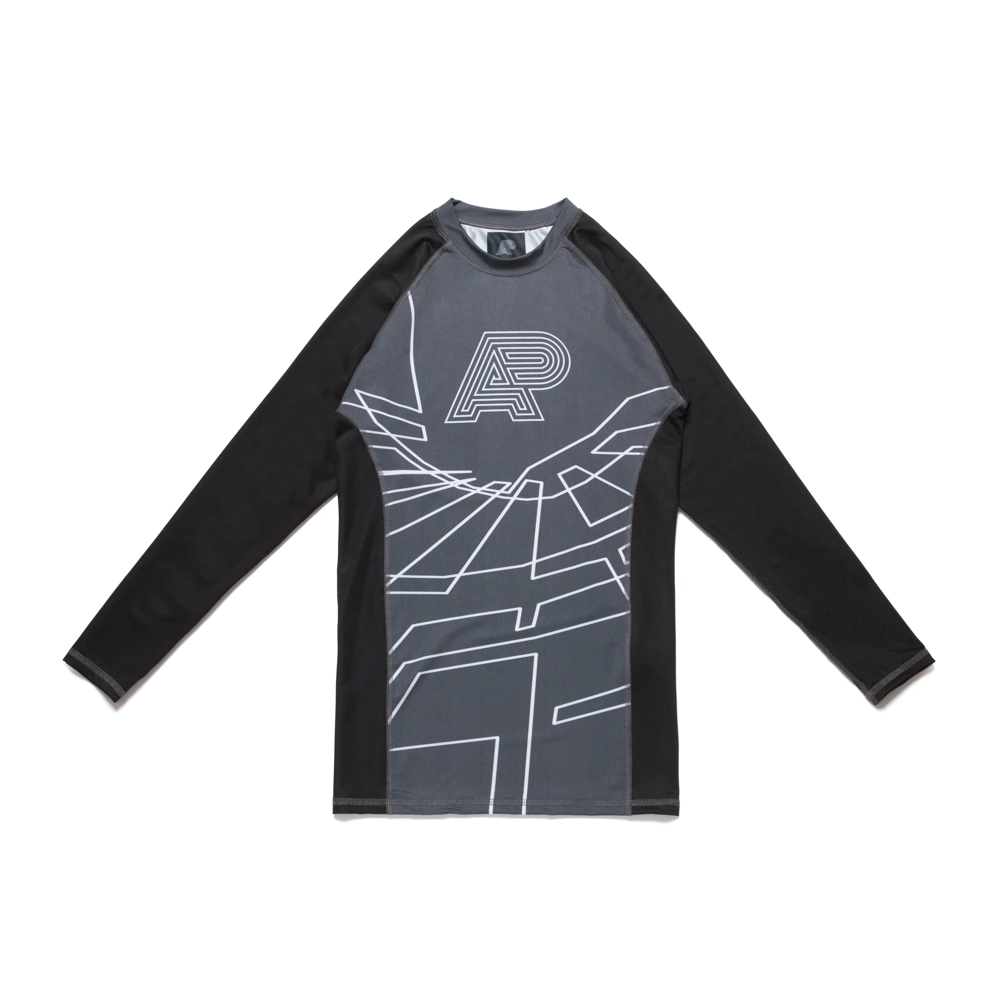 Albino and Preto Building Blocks Rashguard – back view