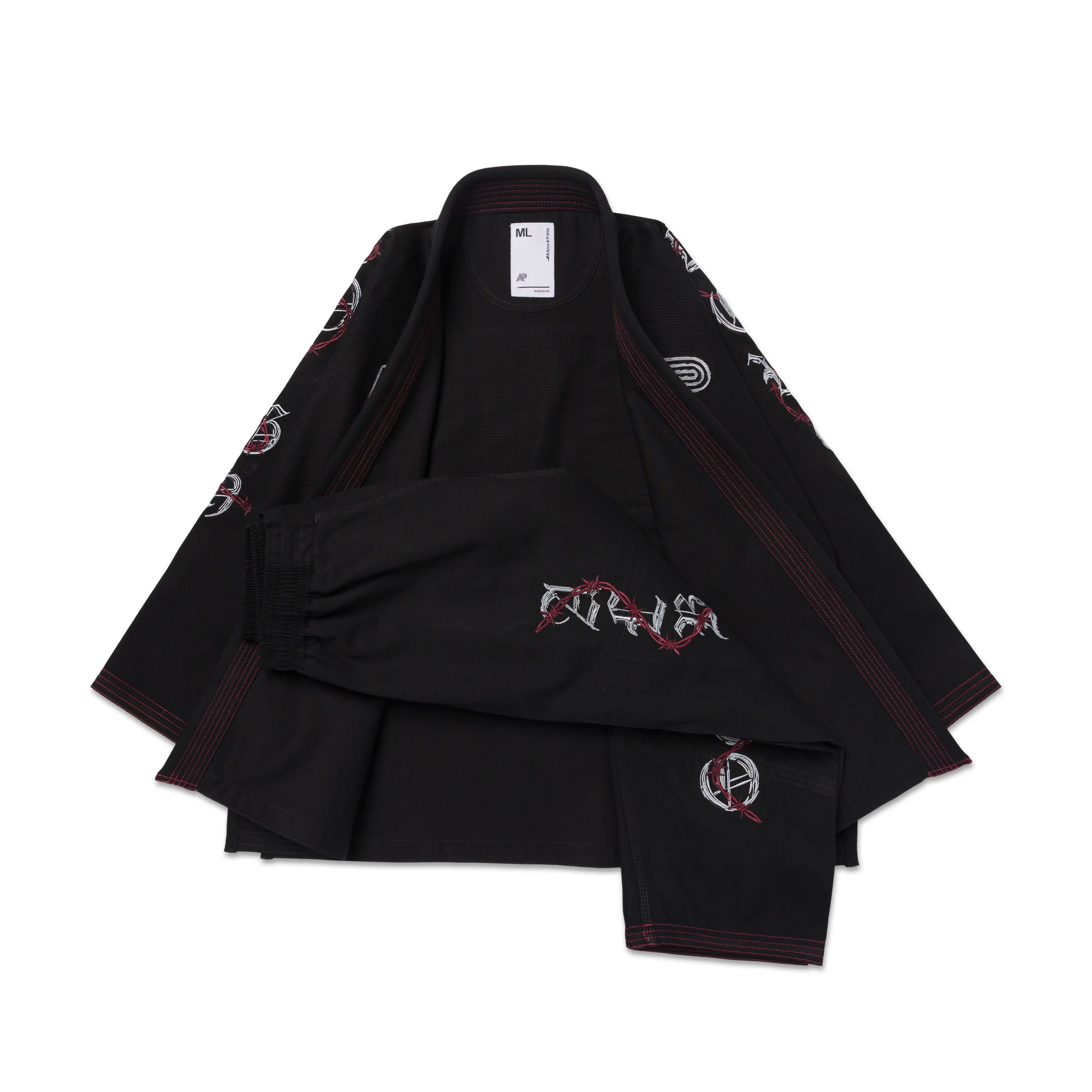 Albino and Preto Tough Love Gi – back view